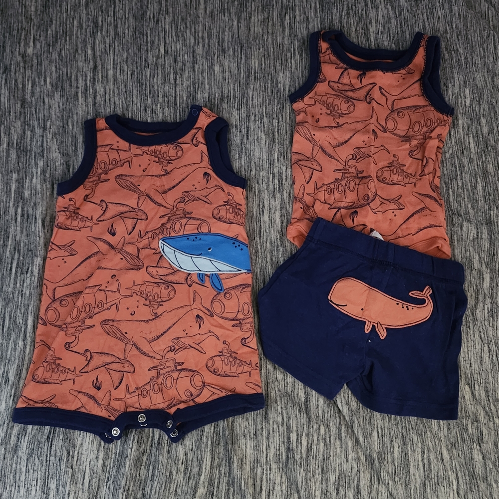 Carter's Whale Baby 3 Piece Set